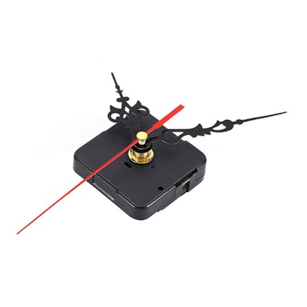 Svart DIY Mekanisme Kvarts Klokke Urverk Deler Erstatning Reparasjonsverktøy Sett Kit