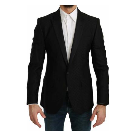 Dolce & Gabbana - Kavajer - Svart - Herr - Storlek: S, Herr, Storlek: S