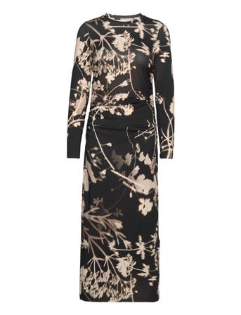 Ruthiw Print Dress Polvipituinen Mekko Musta InWear