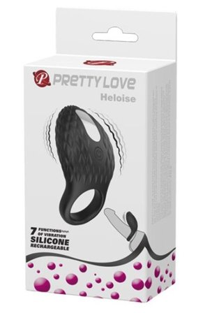Kjøp Pretty Love Heloise 7 Speed Of Vibration - Penisring med vibrator | God pris