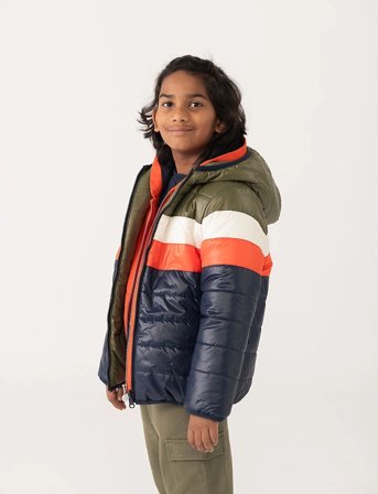 Boboli Reversible Parka - Multi/patterned - 92