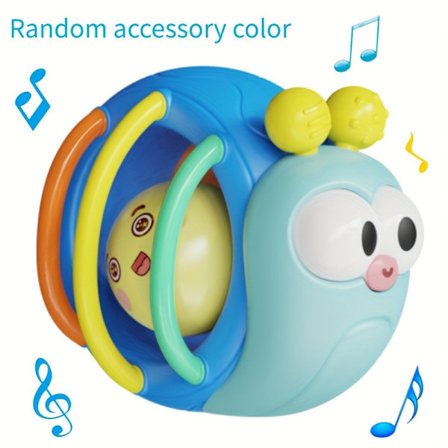 Snegleformet Interaktiv Håndklokke Legetøj Spædbørn Små Børn Beroligende Håndøvelse