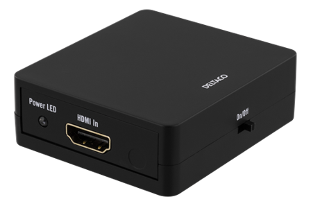 Deltaco HDMI-7050 - Video/lyd-splitter - 2x HDMI