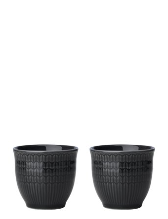 Swgr Egg Cup 4Cl St 2Pc Black Rörstrand