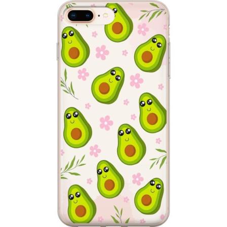 Apple iPhone 8 Plus Gennemsigtig cover Avokado