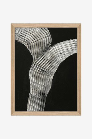 Malerifabrikken - Raw Shape 2 / 30x40 Cm / tammikehys - Musta - Taulut - - Homeroom