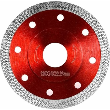 Diamant skæreskive 125 flise, fin tørskærende diamant skæreskive, diamant skæreskive rundsavklinge til flise granit keramik marmor fliser kalksten