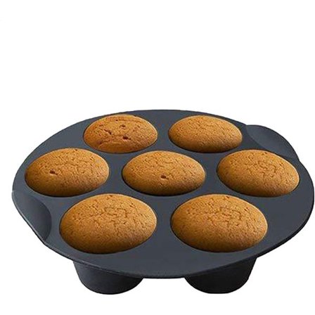 Muffinsformer - Profesjonell høykvalitets Airfryer Bakebrett - Non-stick belegg - Cupcakebrett