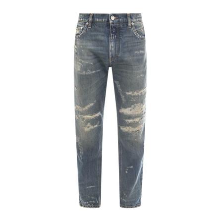 Dolce & Gabbana, Jeans Grijs, Heren, Maat:M