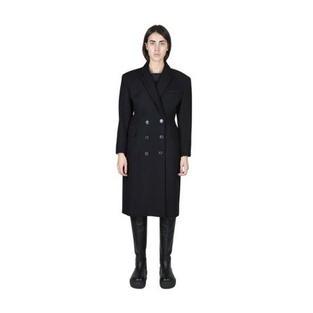 Dries Van Noten, Double-Breasted Coats Zwart, Dames, Maat:M