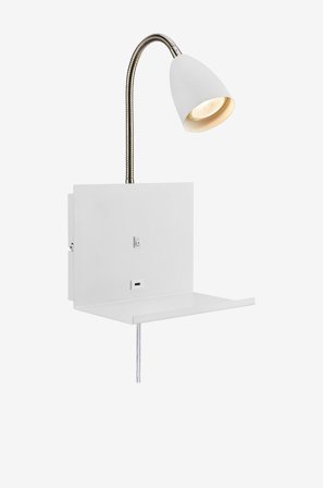 Markslöjd - Vegglampe Cuarto 1L - Hvit - Vegglamper - Fra Homeroom