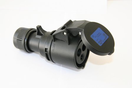 Garo S316-6 S+B Skjøtekontakt for scene og arena, 16 A, 6 h 4-polet, rød, Stikkontakter & kabler