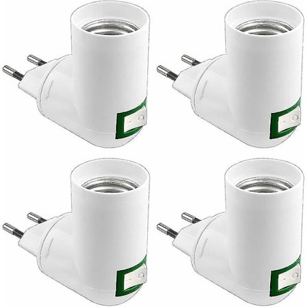 E27-kanta langattomalla kytkimellä, LED-lampun pidike, AC 230V, E27-sovitin keittiölamppuun, Mini seinävalaisin, E27-valonheitin Yöpöydän lukuvalaisin