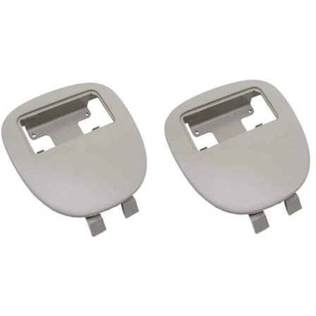 2X 9625049077 Bil Interiør Grå Loftslampe Lampepanel Dæksel Passer til 206 207 C2