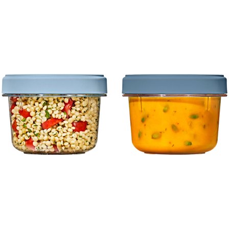 Oxo OXO Twist & Stack Container 2-pak 592 ml - TransparentBlå | KitchenOne