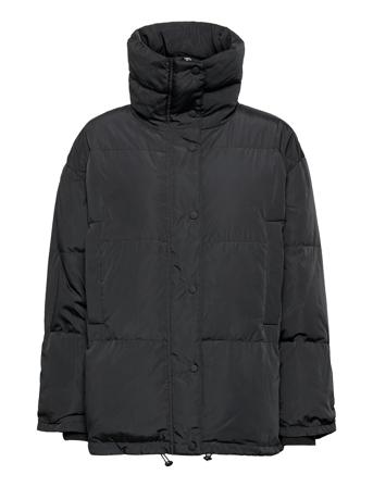 Slquebec Down Jacket Black Soaked In Luxury