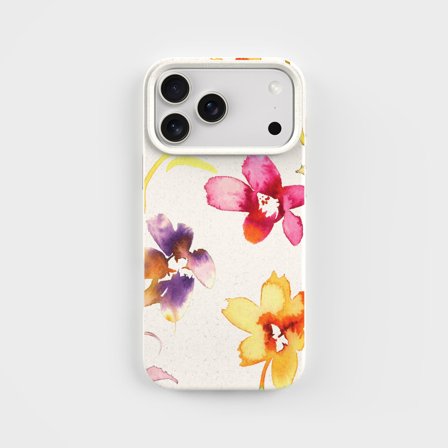 Eco-Friendly PLNTPRTCT Phone Case Teal Blush, Made with Plants, iPhone 17 Pro Max