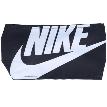 Nike - Černá headband Beanie - Womens Wide 2.0 Graphic Black/White Headband @ Hatstore