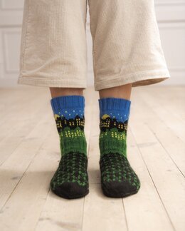 Stickkit Karlsson på taket - Karlssons Sockor - Järbo