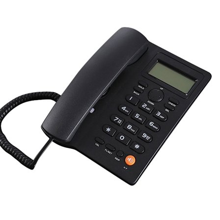 Telefon med nummerpresentation, handsfree-samtal, fast telefon med sladd för hem, kontor, hotell KX-T2025