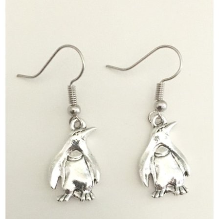 Örhängen Pingvin Penguin Antarktis