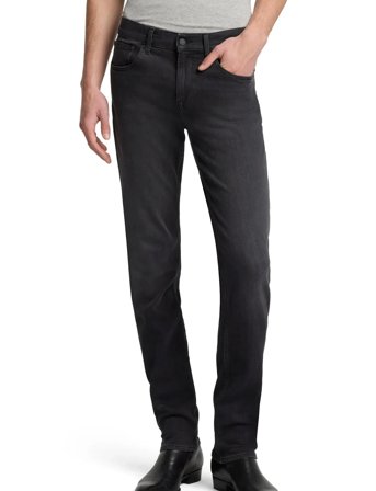 7 For All Mankind Slimmy Washed Black - Black - 34 x 33