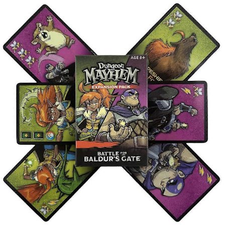 Dungeon Mayhem Kortspel Set: 3-pack Familjekul Kortlekar