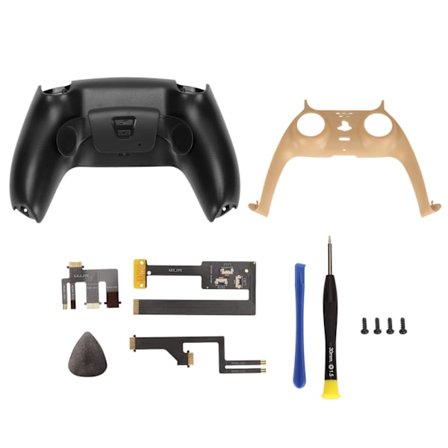 PS5 Controller Bagknap Tilbehør Professionel Gamepad Dobbelt Bagknap Sort