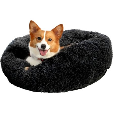 Rund pude 50cm kæledyrs seng pude til katte kurv hund katteseng Rou