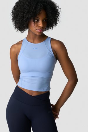 ICANIWILL - Ignite Midi Tank Top Soft Blue - Dame - ICIW