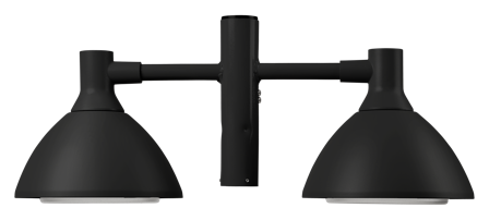 Westal Ark Mini Dubbel Stolpearmatur 20 W, 1250 lm Svart, Belysning