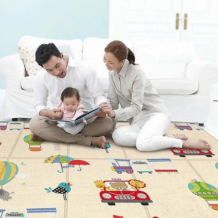Baby Crawling Mat Waterproof Thick Nursery Rug Large Rectangular Kids Carpet
