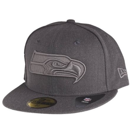 New Era 59Fifty Kapa - GRAPHITE Seattle Seahawks grå