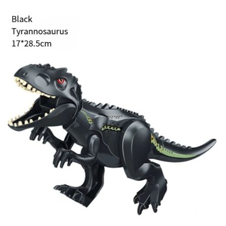 Dinosauriefigurer, Indominus T Rex-block, stort dinosaurieblock, födelsedagsfest för barn
