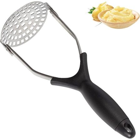 ING Kartoffelmoser - Madmølle - 29,5 cm lang - Sort