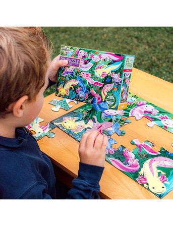 Eeboo Puzzle 20 Pcs - Axolotl - Multi/patterned - ONE SIZE