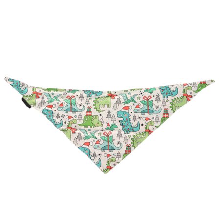Hundhaklapp Cool bekväm triangulärt tryckt Hundsnusnäsduk för hundjuldekorationer typ 2