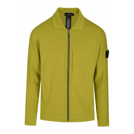 Stone Island, Badge Knitwear Groen, Heren, Maat:L