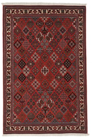 Meimeh Rug Oriental Black/Dark Red (Wool, Persia)
