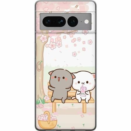 Google Pixel 7 Pro Genomskinligt Skal Kawaii
