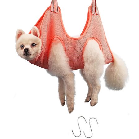 Multifunksjonell kjæledyrpleiehengekøye, myk og komfortabel design for små dyr, støtte for negle- og kloklipping med enkel rengjøring