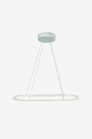 Aneta Lighting - Taklampa Oda oval - Vit - Takpendlar - Från Homeroom