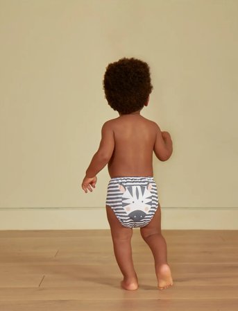 Kit & Kin Reusable Nappy - White - ONE SIZE