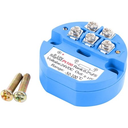 RTD PT100 DC24V Temperatursender minus 50 100 grader utgang 0-10V