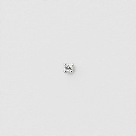 The One Piercing (XS) - Sterling Silver - Safira