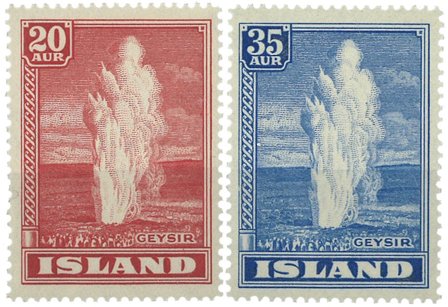 Island 1938-1939 - AFA 195+196 - Postfrisk