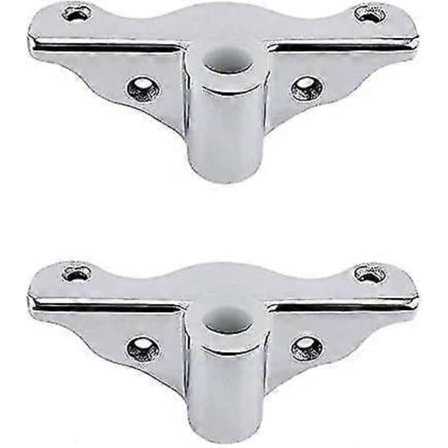 2 stk. 316 Rustfritt Stål Åregaffel Feste Åregaffel Sokkel Åregaffel Støttebrakett For 1/2" Skaft