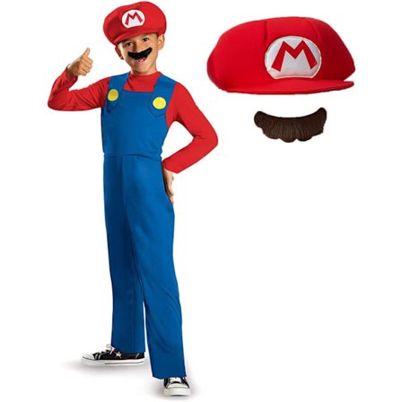 Nintendo Super Mario Kostym, Storlek S