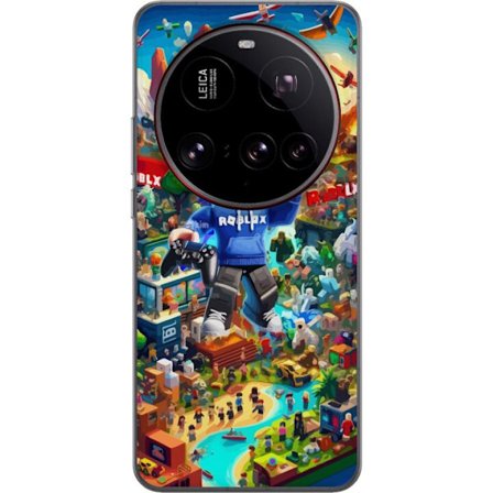 Kompatibelt Mobilskal till Xiaomi Xiaomi 15 Ultra Stor detaljerad Roblox-värld fylld med karaktärer, äventyr och färgstarka miljöer perfekt för