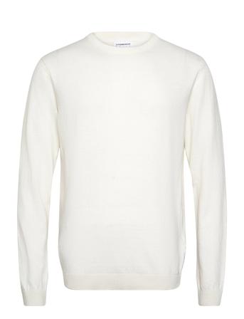 100% Recycle Knit Round Neck White Lindbergh